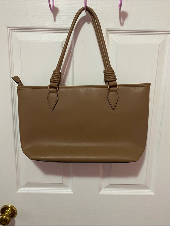 Handbags - Vintage Women's Brown Tote Bag